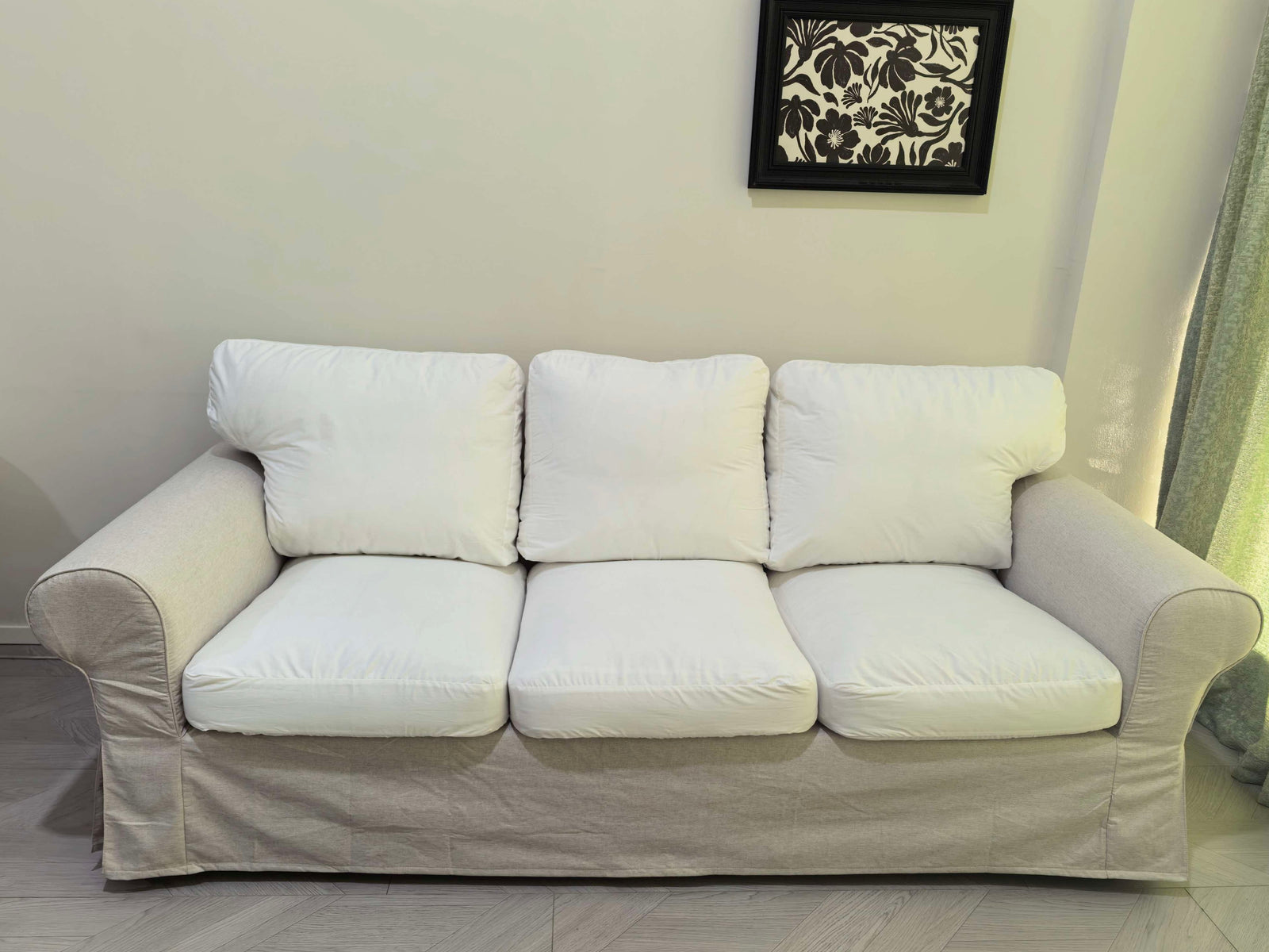 LEANKEE cotton inner cover on IKEA Ektorp sofa